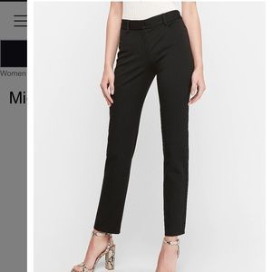 Express Mid Rise Ankle Columnist Pant